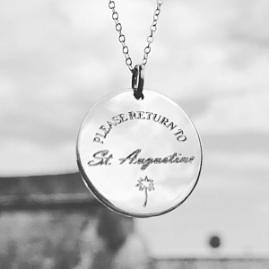 Please Return To St. Augustine - Travel Necklace